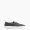 Sneakers slip-on in tela mimetica per bambini
