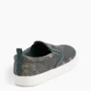 Sneakers slip-on in tela mimetica per bambini