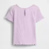 T-shirt a costine con ricamo gelato per neonato & bebè