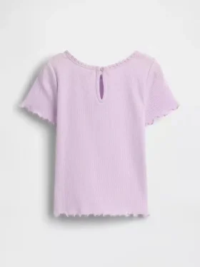 T-shirt a costine con ricamo gelato per neonato & bebè