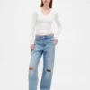 T-shirt a costine moderno