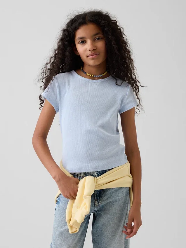 T-shirt a costine per bambini
