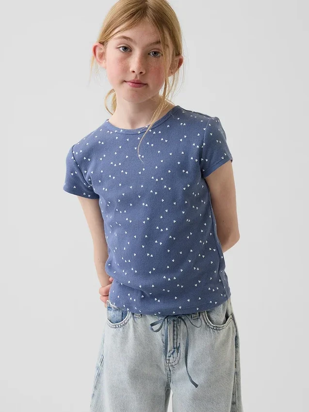 T-shirt a costine per bambini