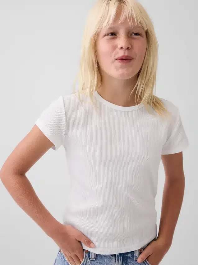 T-shirt a costine per bambini
