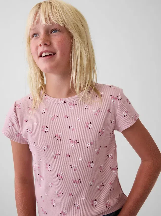 T-shirt a costine per bambini