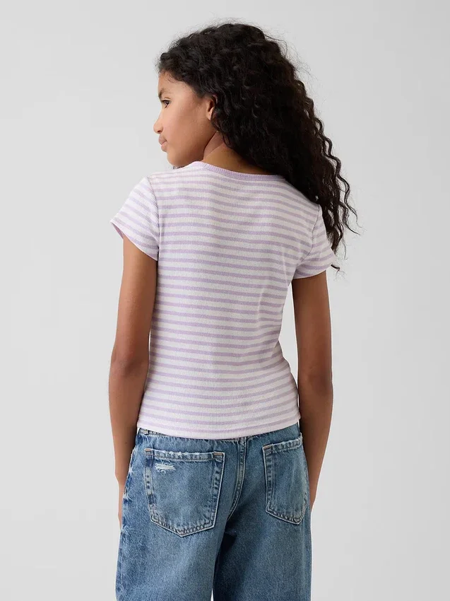 T-shirt a costine per bambini