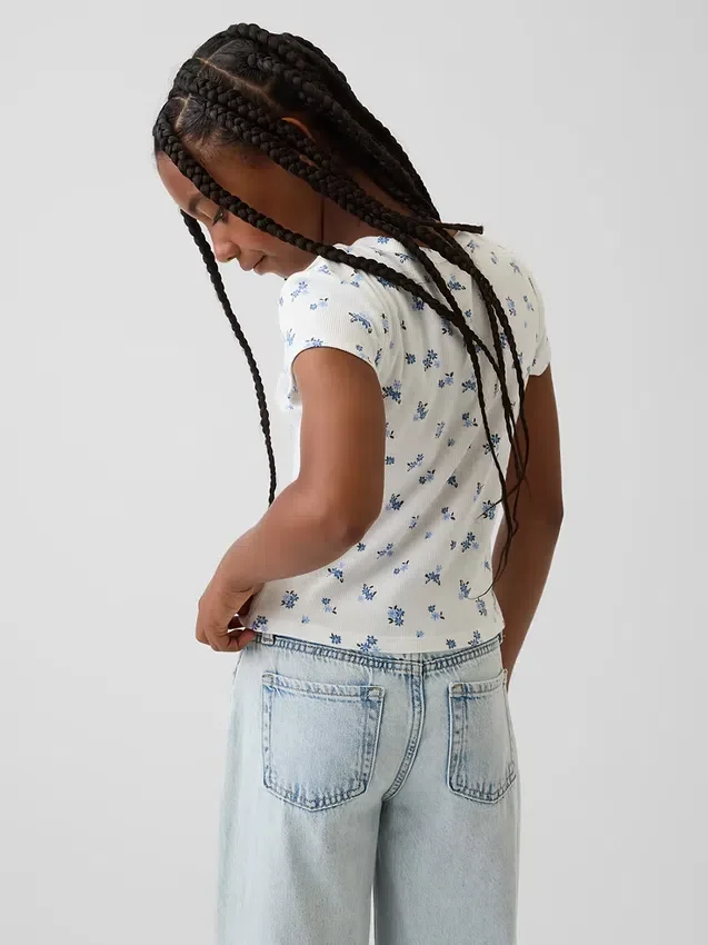 T-shirt a costine per bambini