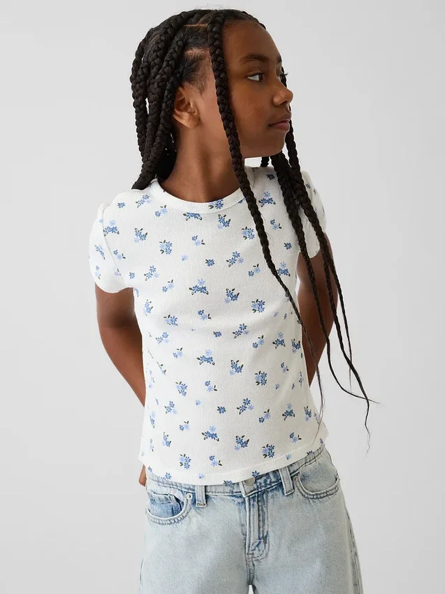 T-shirt a costine per bambini