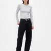 T-shirt a costine pointelle