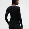 T-shirt a costine pointelle