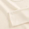 T-shirt a costine pointelle