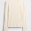 T-shirt a costine pointelle