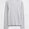T-shirt a costine pointelle