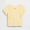 T-shirt a costine pointelle per neonato & bebè