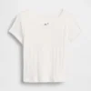 T-shirt a costine pointelle per neonato & bebè