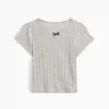 T-shirt a costine pointelle per neonato & bebè