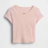 T-shirt a costine pointelle per neonato & bebè