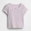 T-shirt a costine pointelle per neonato & bebè