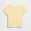 T-shirt a costine pointelle per neonato & bebè