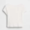 T-shirt a costine pointelle per neonato & bebè