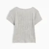 T-shirt a costine pointelle per neonato & bebè