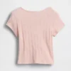 T-shirt a costine pointelle per neonato & bebè