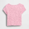 T-shirt a costine pointelle per neonato & bebè