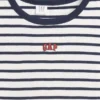 T-shirt a costine ricamata per bambini