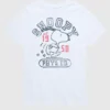 T-shirt a maniche corte per bambini Peanuts Snoopy Phys Ed