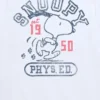 T-shirt a maniche corte per bambini Peanuts Snoopy Phys Ed