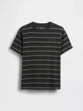 T-shirt a righe dal taglio comodo per bambini