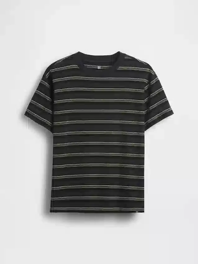 T-shirt a righe dal taglio comodo per bambini