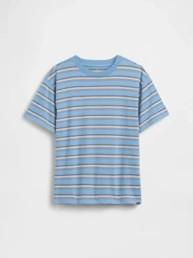 T-shirt a righe dal taglio comodo per bambini