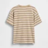 T-shirt a righe dal taglio comodo per bambini