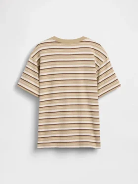 T-shirt a righe dal taglio comodo per bambini