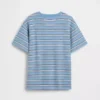 T-shirt a righe dal taglio comodo per bambini
