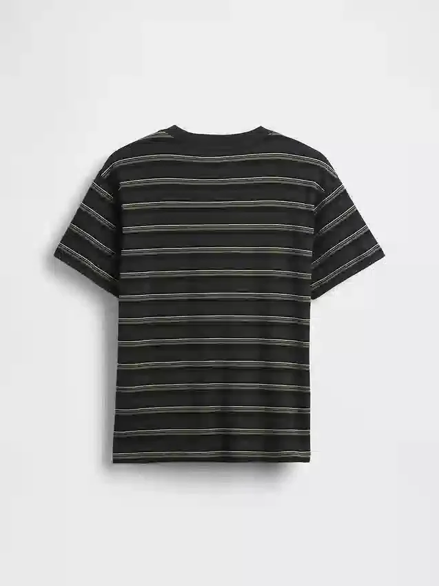 T-shirt a righe dal taglio comodo per bambini