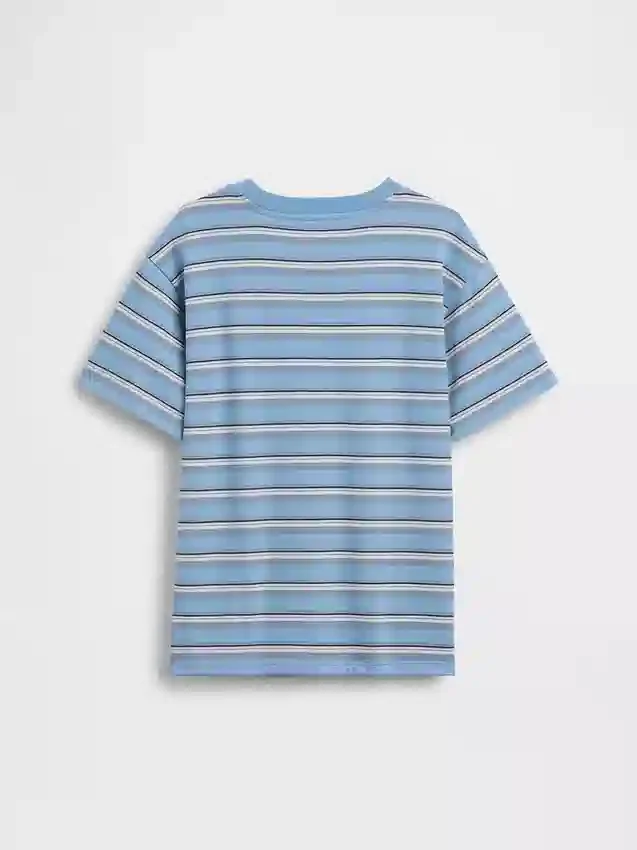 T-shirt a righe dal taglio comodo per bambini