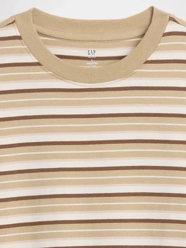 T-shirt a righe dal taglio comodo per bambini