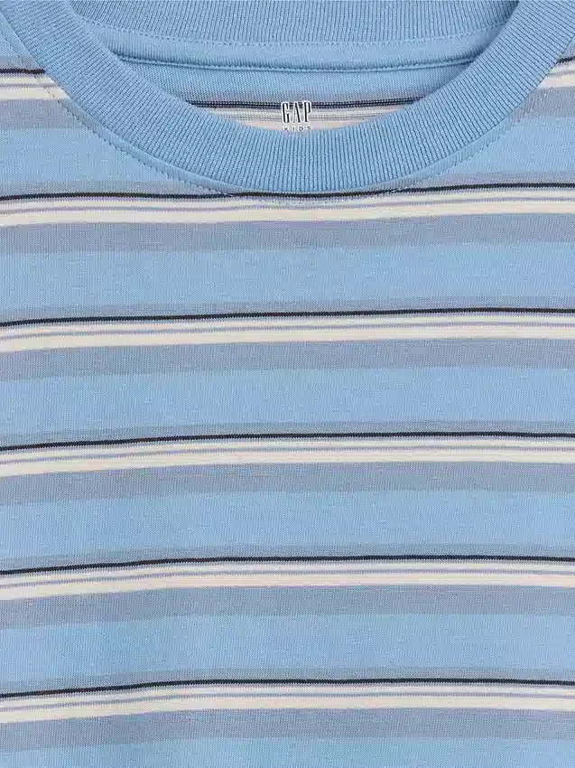 T-shirt a righe dal taglio comodo per bambini
