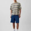 T-shirt a righe oversize Keith Haring