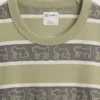 T-shirt a righe oversize Keith Haring