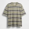 T-shirt a righe oversize Keith Haring