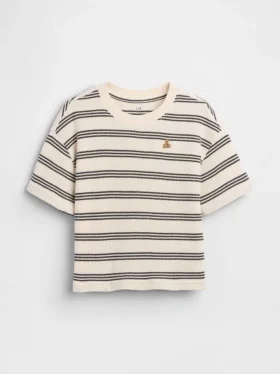 T-shirt a trama waffle per neonato & bebè