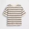 T-shirt a trama waffle per neonato & bebè