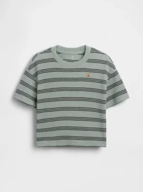 T-shirt a trama waffle per neonato & bebè