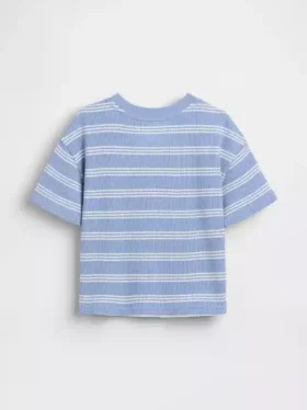 T-shirt a trama waffle per neonato & bebè
