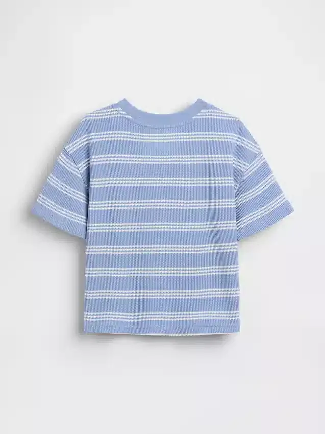 T-shirt a trama waffle per neonato & bebè