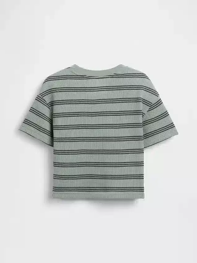T-shirt a trama waffle per neonato & bebè