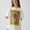 T-shirt a tunica oversize per bambini con i Minions